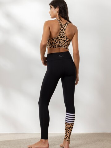 Hey Honey Skinny Leggings 'Surf Style' in Braun