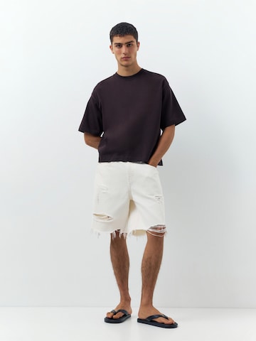 Loosefit Jeans di Pull&Bear in beige