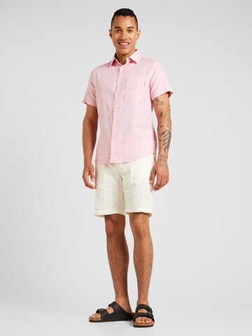 s.Oliver - Slim Fit Camisa em rosa