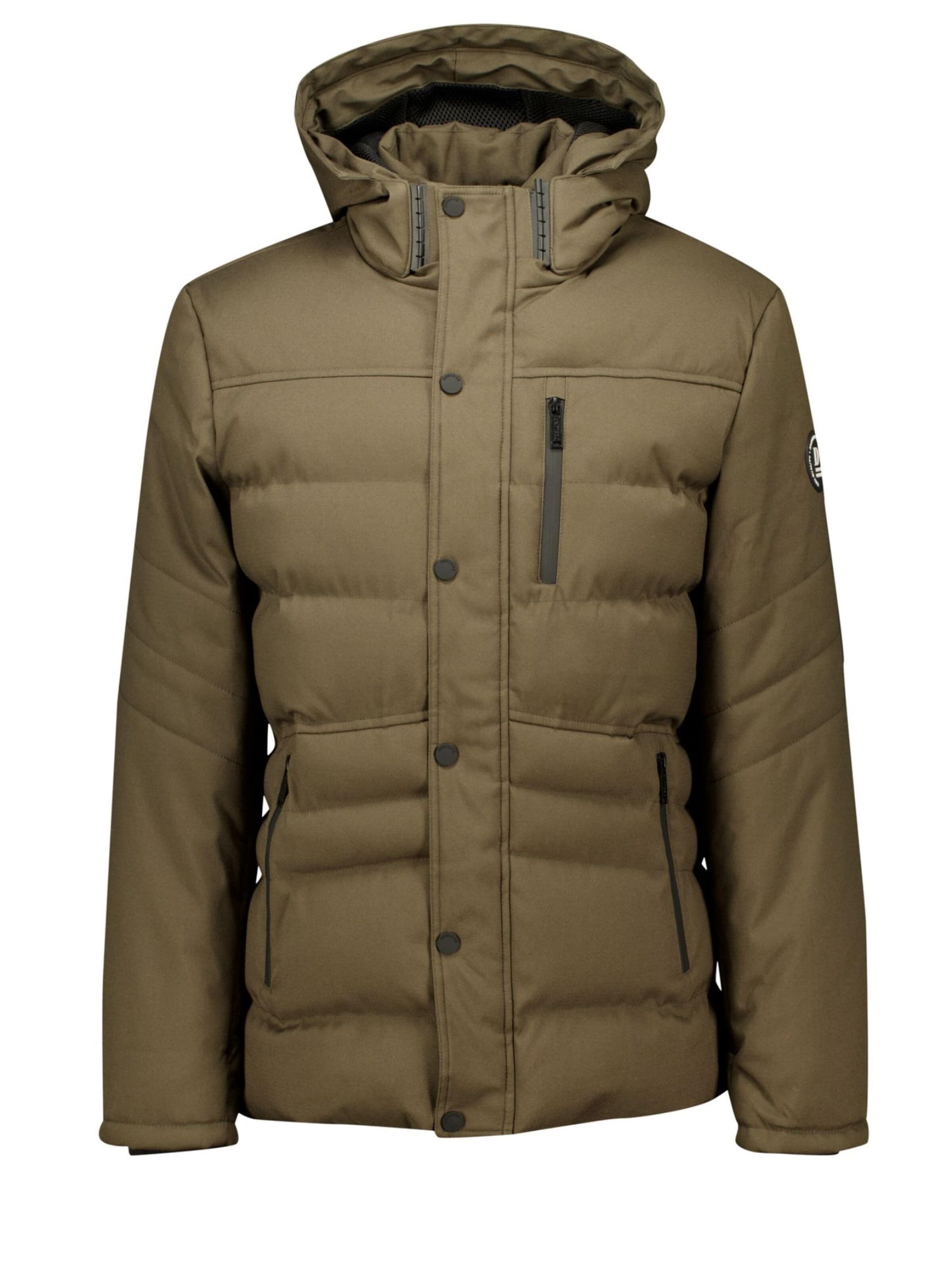 Deeluxe Winterjas in Groen: voorkant