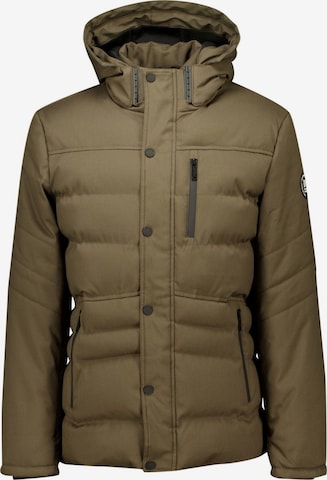 Deeluxe Winterjas in Groen: voorkant