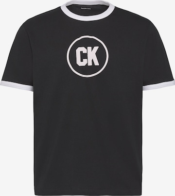 T-Shirt Calvin Klein Jeans en noir : devant