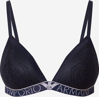 Emporio Armani Soutien-gorge en bleu foncé / blanc, Vue avec produit