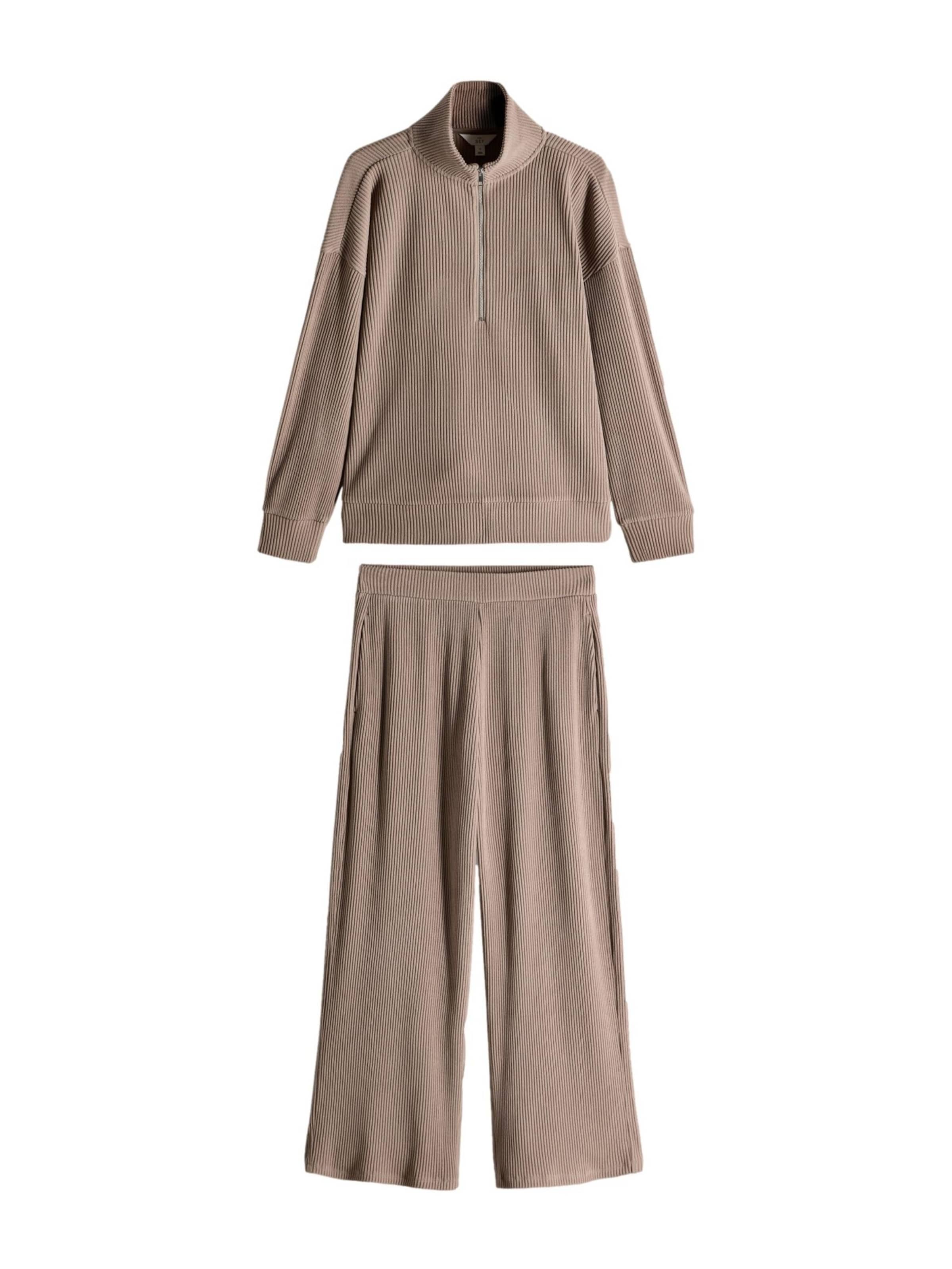 The Set Juoksupuku värissä beige: etupuoli