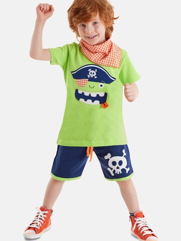 Denokids Tracksuit in Green: front