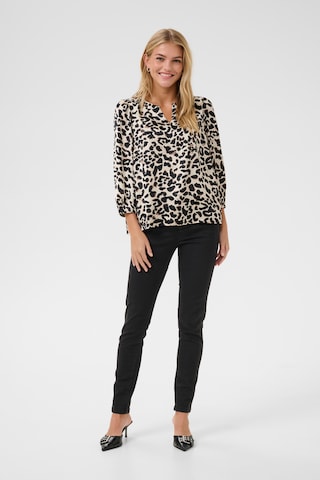 Kaffe Blouse 'KAmagda' in Bruin