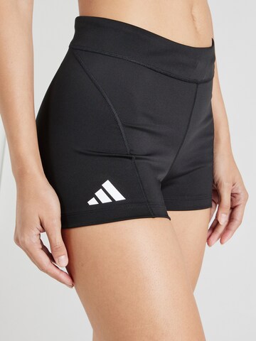 Skinny Pantalon de sport 'ADIZERO' ADIDAS PERFORMANCE en noir