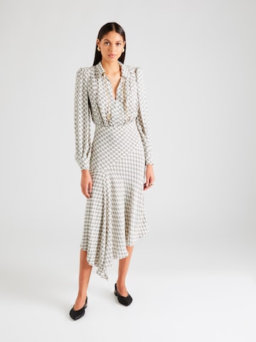 Robe Elisabetta Franchi en blanc : devant