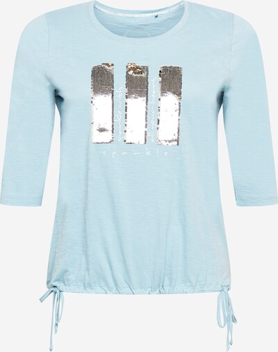 SAMOON Shirt 'Kopenhagen' in Light blue / Silver / White, Item view