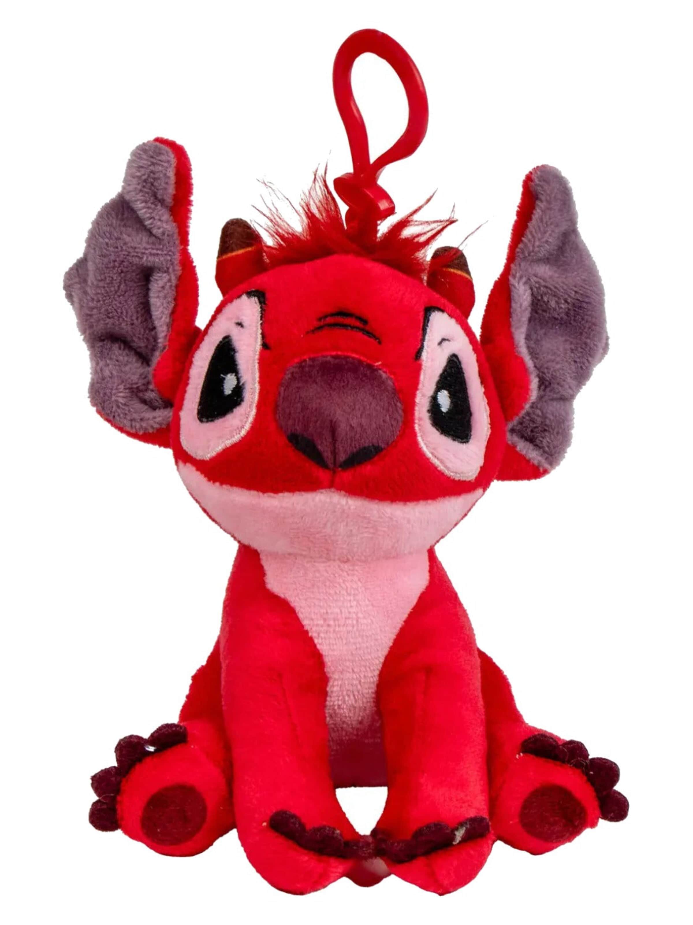 Disney Lilo & Stitch Key Ring 'Disney Stitch Leroy Tassenhanger Hanger Voor Aan Je Tas' in Red: front