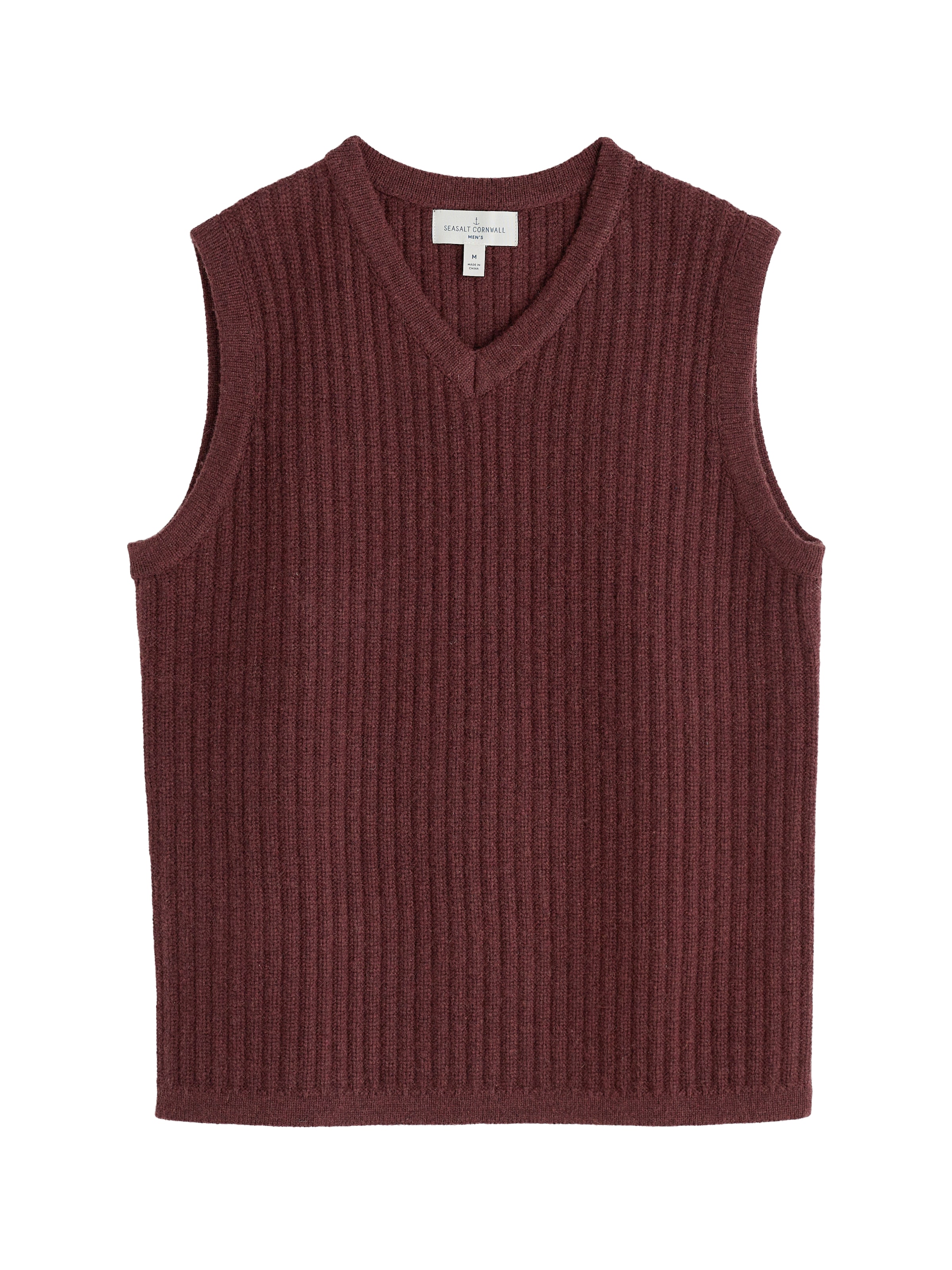 Seasalt Cornwall Vest 'Lowdy' i brun: forside