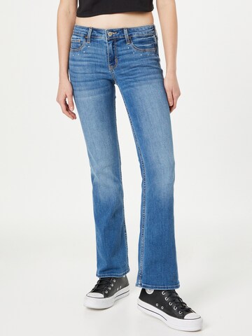 HOLLISTER - Bootcut Vaquero en azul: frente