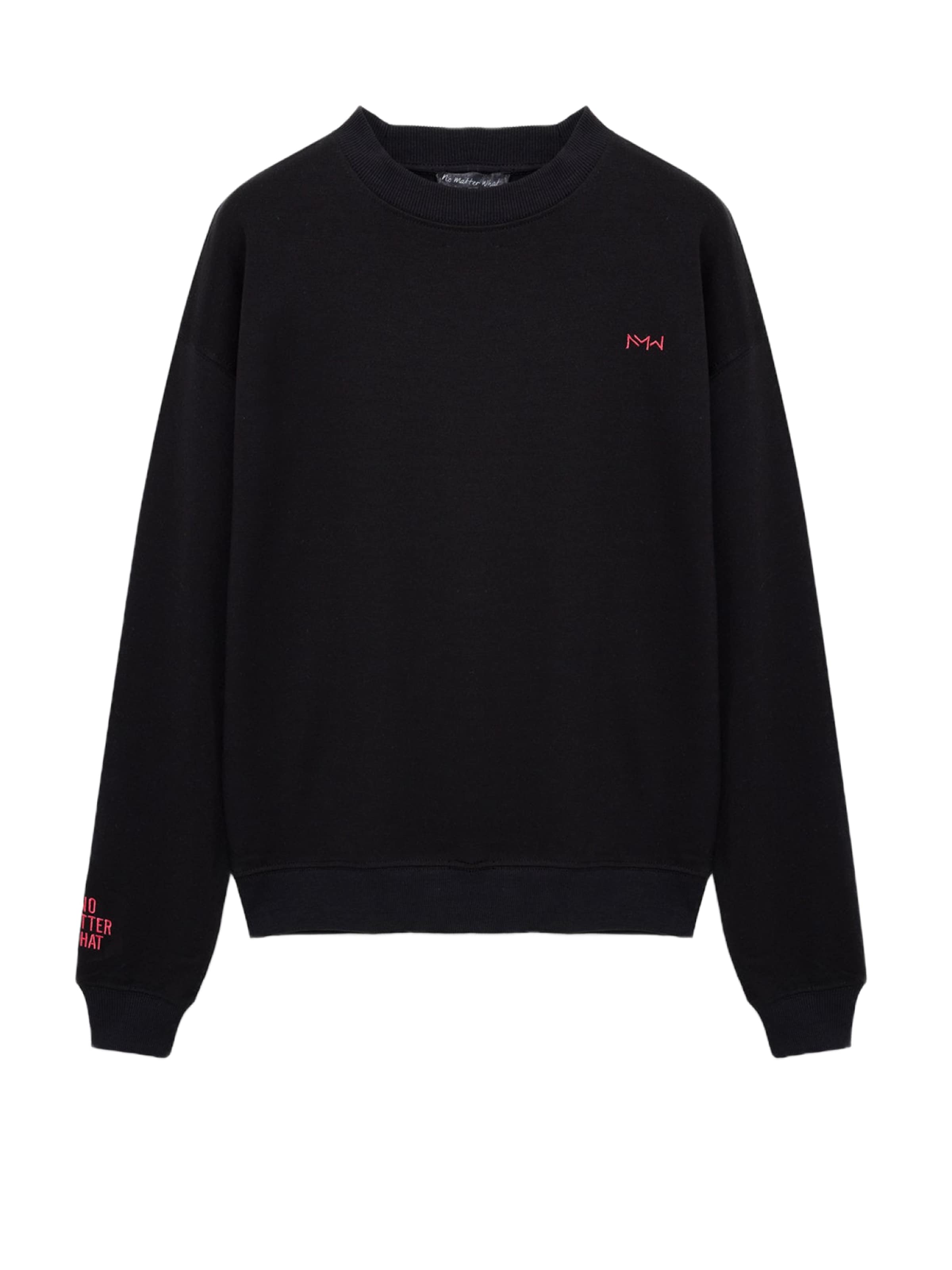 No Matter What Sweatshirt in Zwart: voorkant