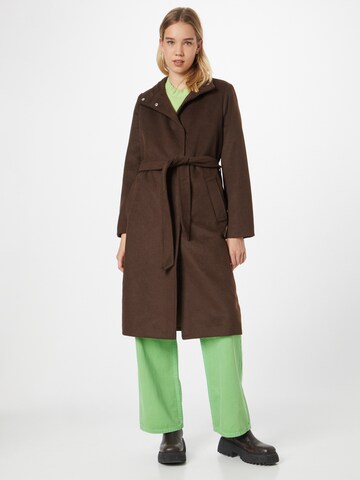 VERO MODA Between-Seasons Coat in Brown: front