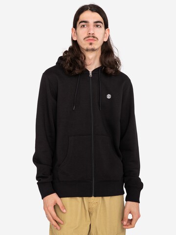 ELEMENT Sweat jacket 'CORNELL CLASSIC' in Black: front