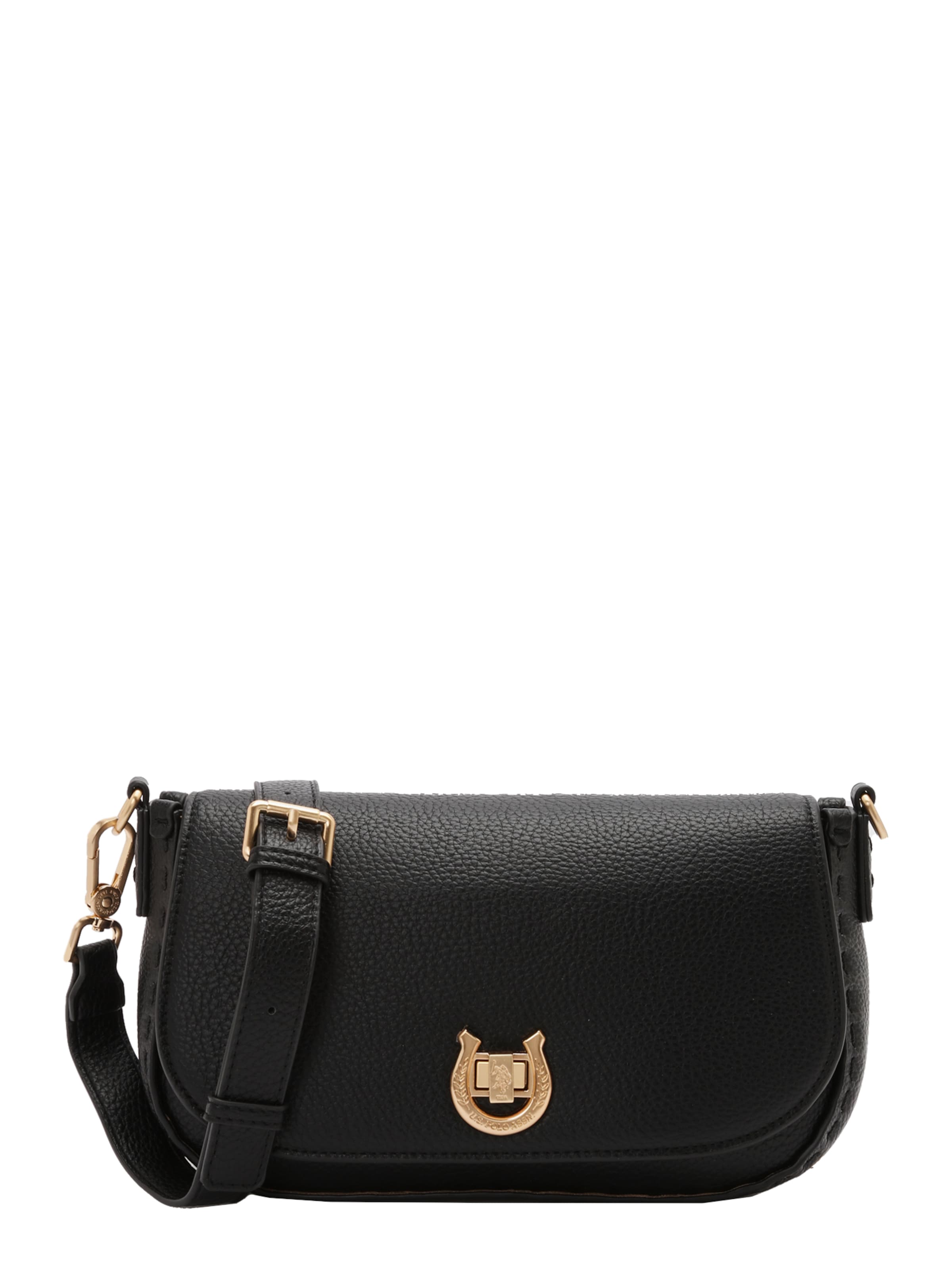 U.S. POLO ASSN. Handväska 'Middleton' i svart: framsida