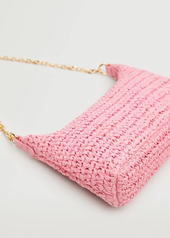 MANGO Shoulder Bag 'Jondal' in Pink