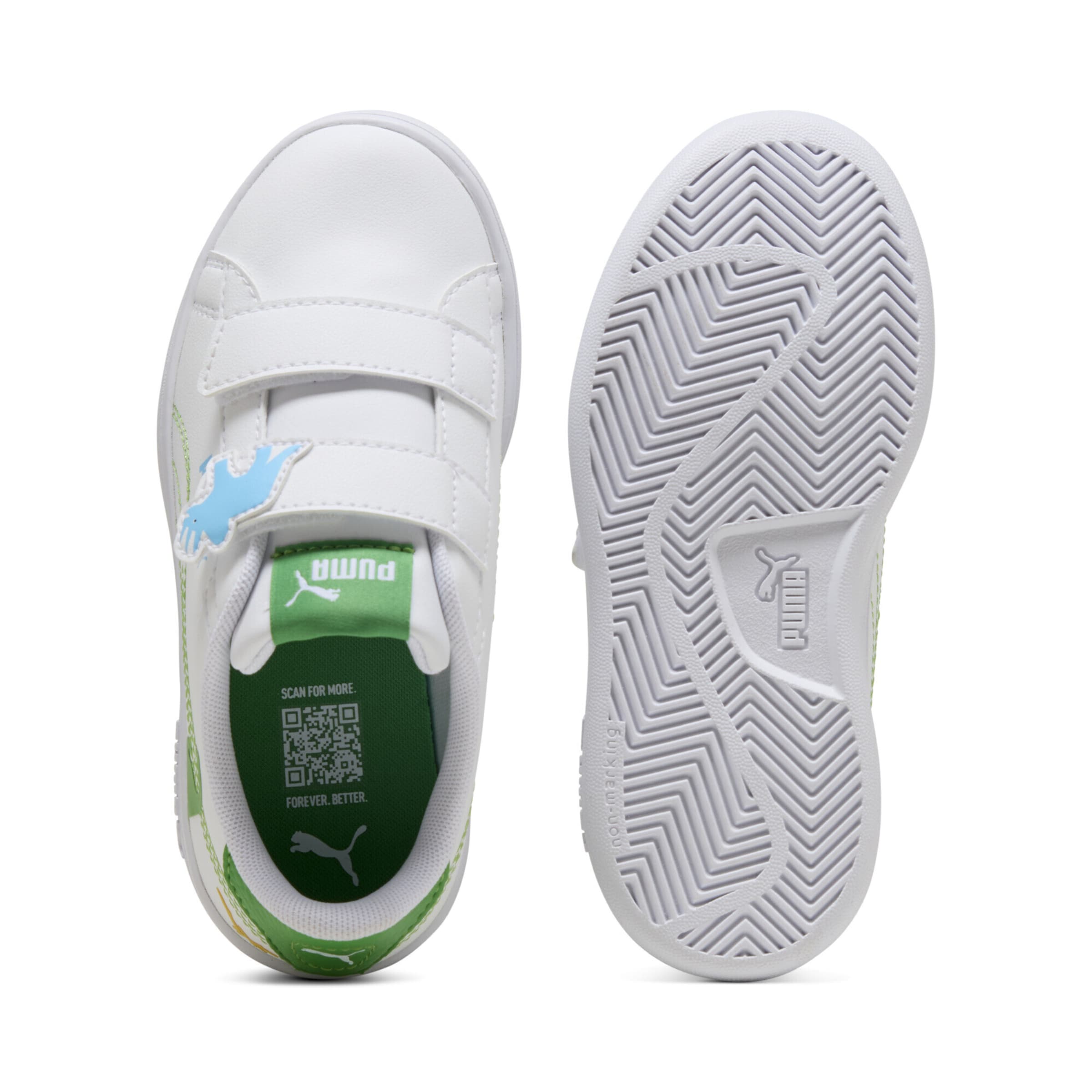 PUMA Sneaker 'Smash 3.0 Dino' in Weiß