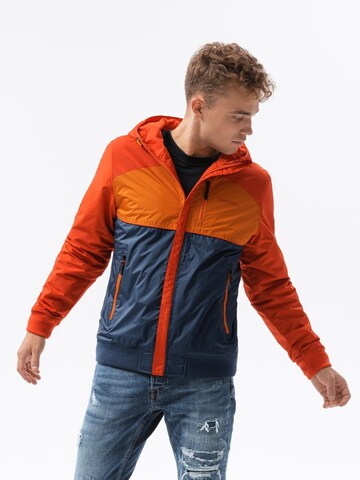 Ombre Between-Season Jacket 'C447' in Orange