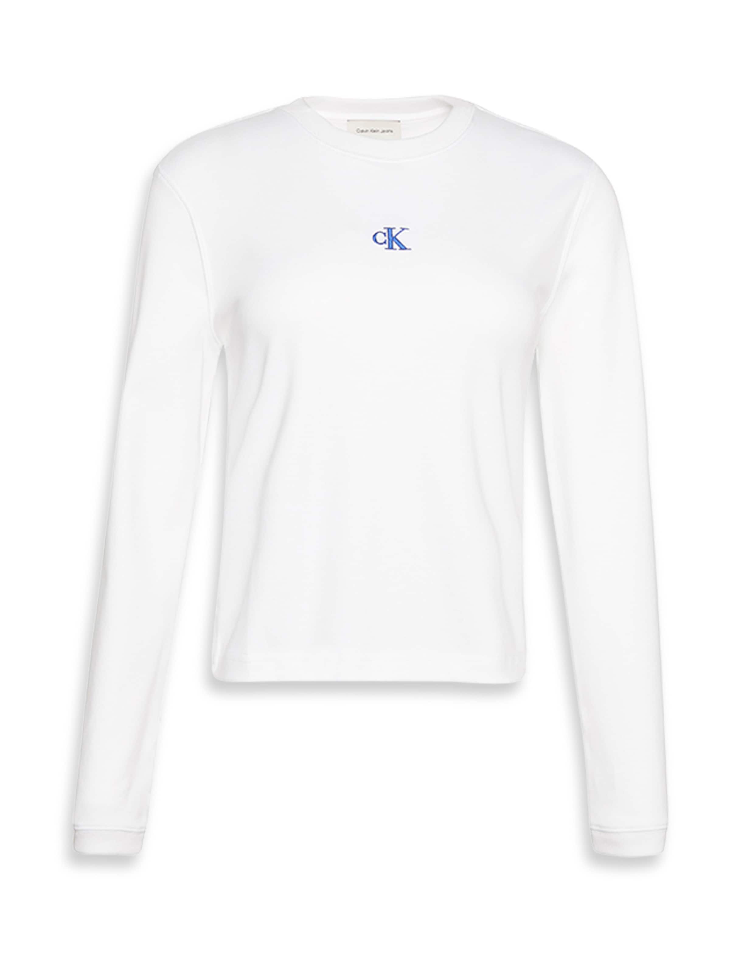 Calvin Klein Jeans Tričko - Biela: predná strana