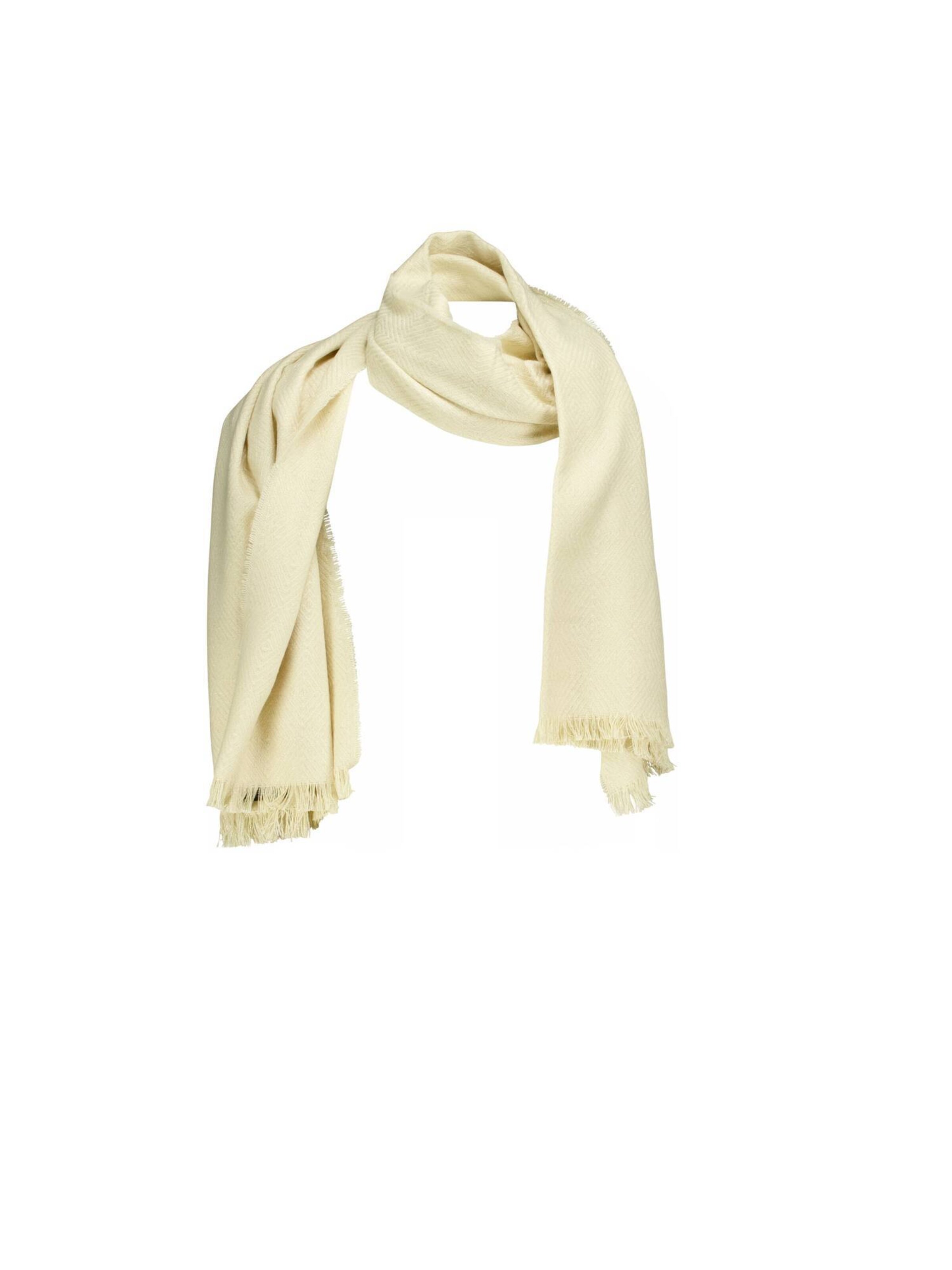 Écharpe 'Morgane' Deeluxe en beige : devant