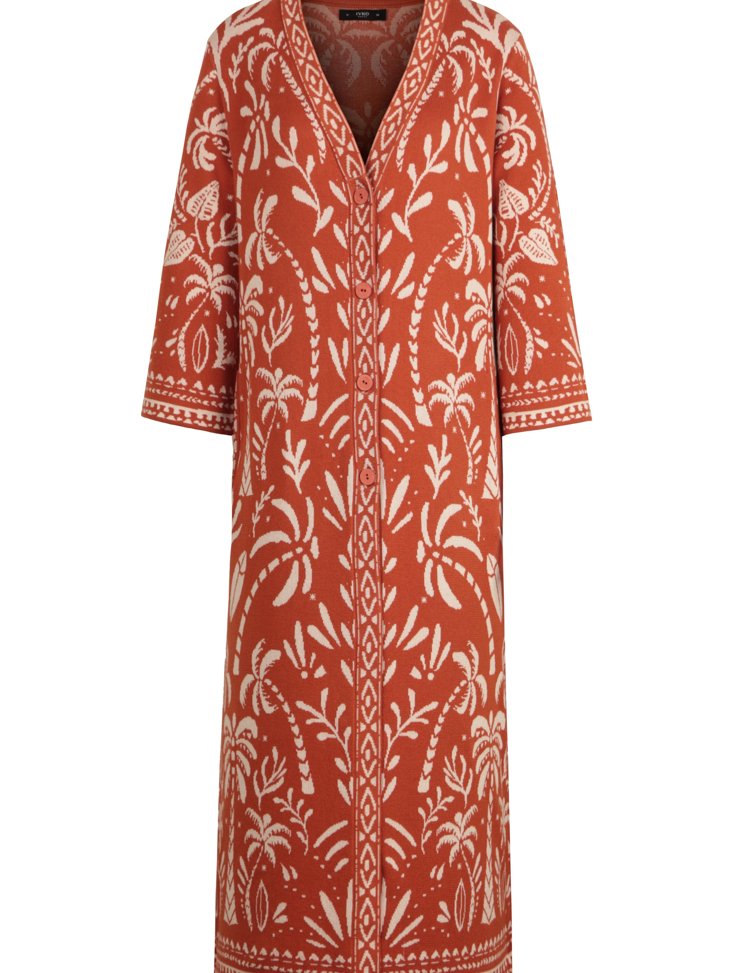 IVKO Strickmantel‌‌‌‌‌‌ in Braun: Vorderseite