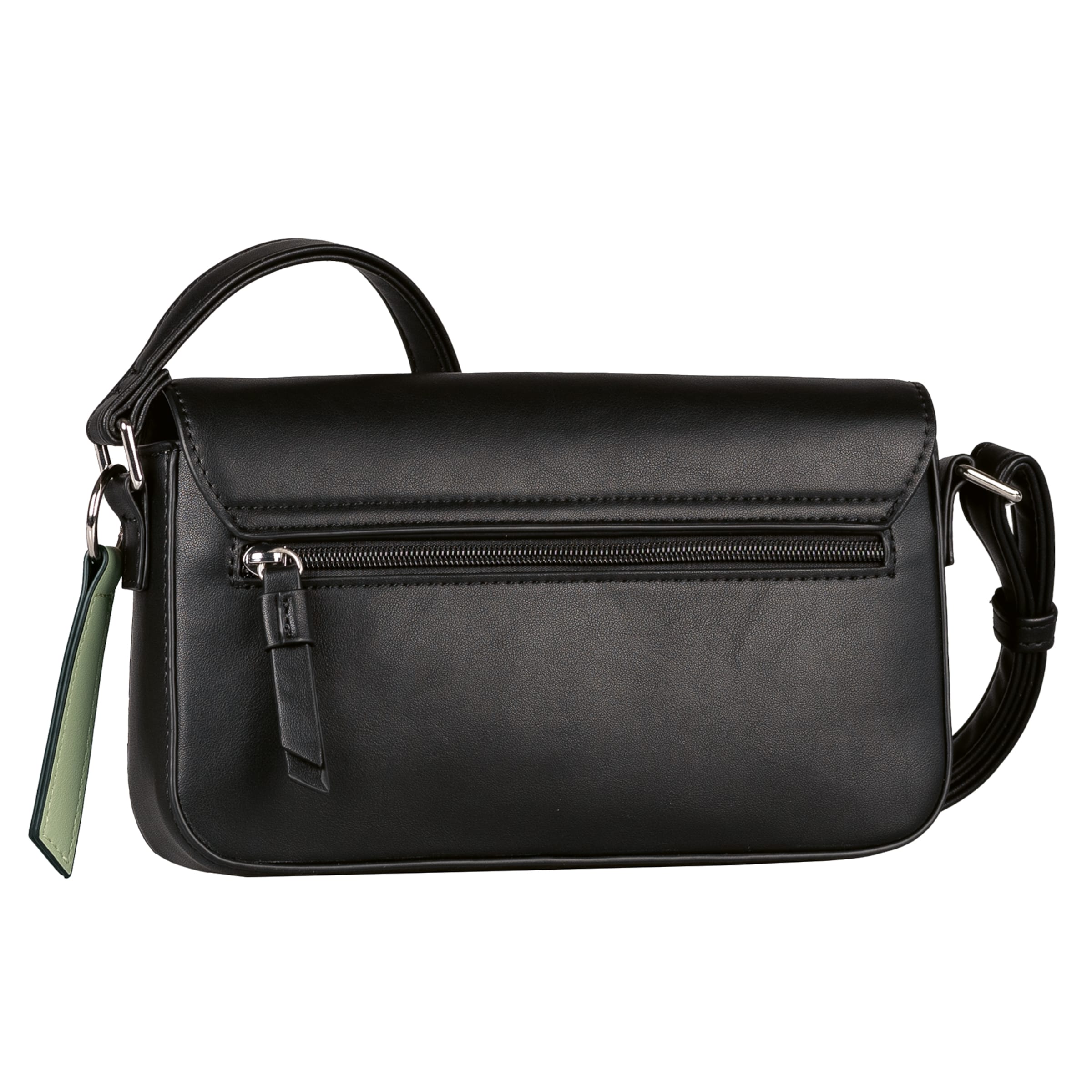 TOM TAILOR DENIM Schoudertas 'Neona' in Zwart