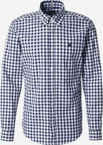Coupe regular Chemise 'ROAN' BOSS en bleu : devant