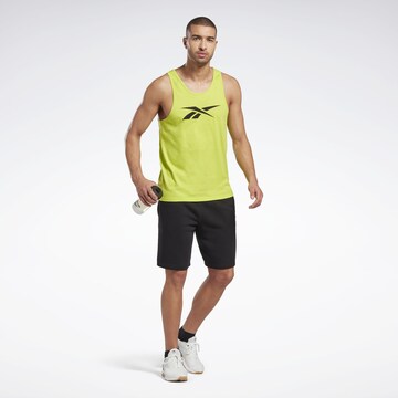 Reebok Funktionsshirt 'Vector' in Gelb