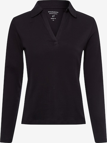 Brookshire Blouse in Black: front