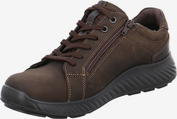 JOMOS Athletic Lace-Up Shoes in Brown: front