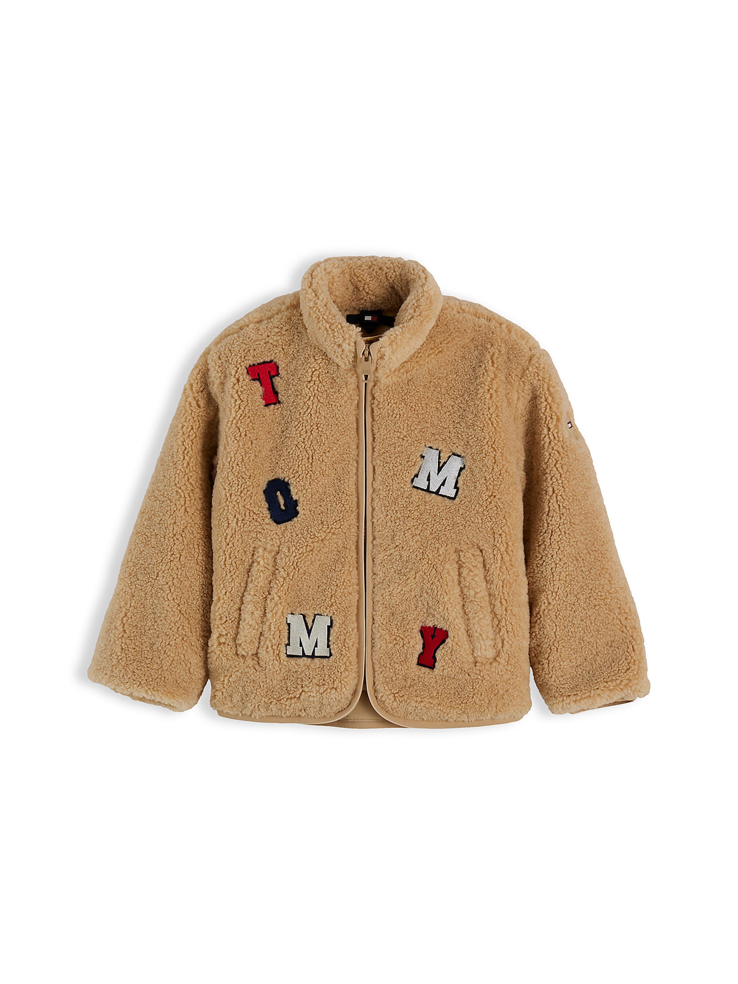 TOMMY HILFIGER Between-season jacket in Beige: front