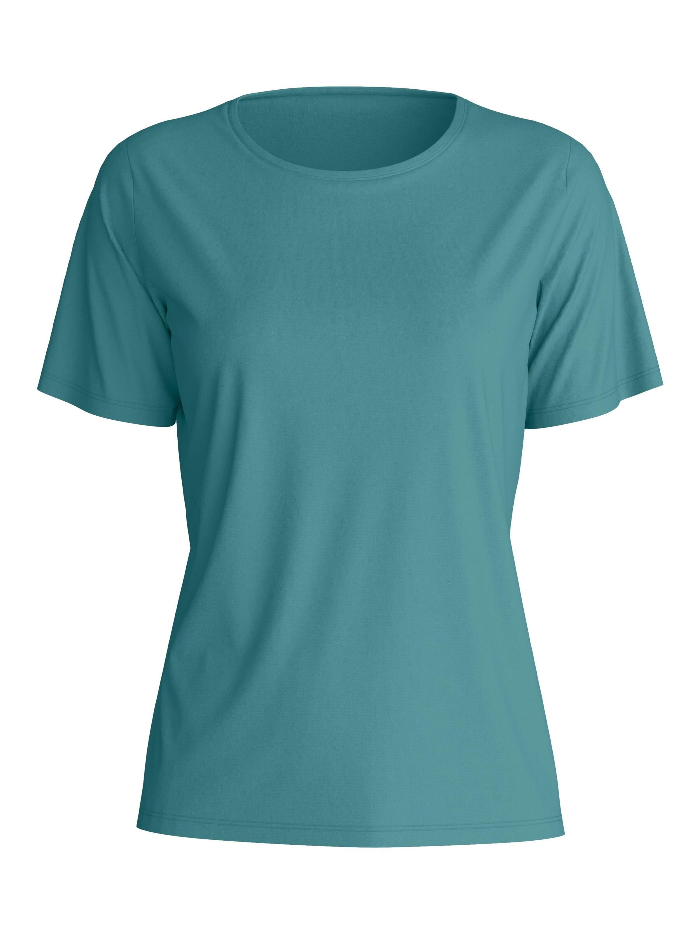CALIDA Slaapshirt 'Favourites Beach' in Groen: voorkant