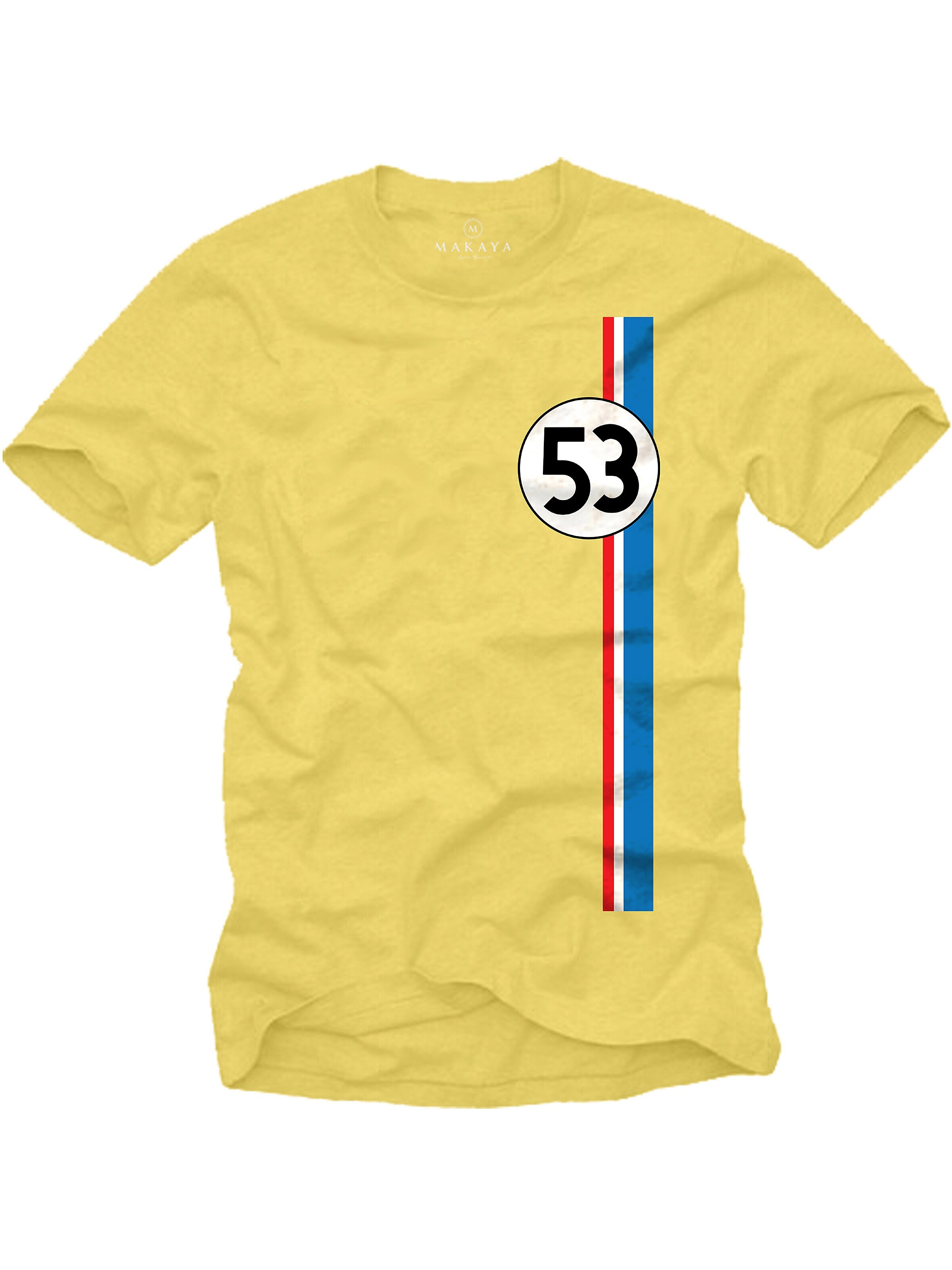 MAKAYA Shirt 'Herb-ie 53' in Yellow: front