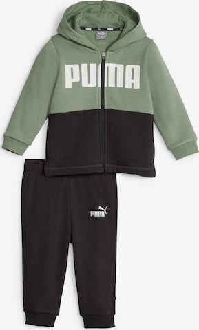 PUMA Sports Suit in Green: front