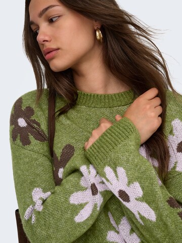 ONLY Sweater 'ONLFREESIA' in Green