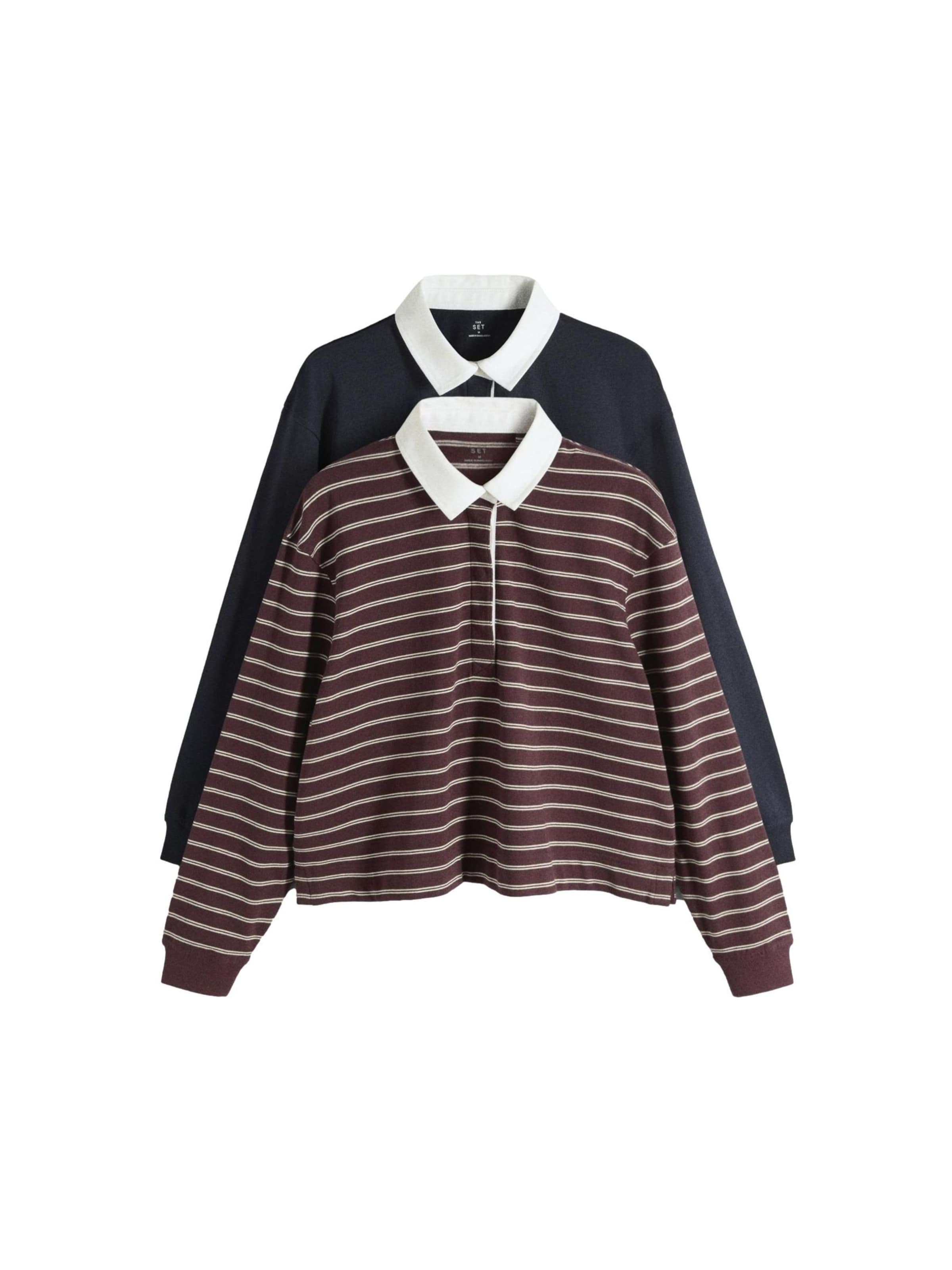 The Set Shirt in Blauw: voorkant