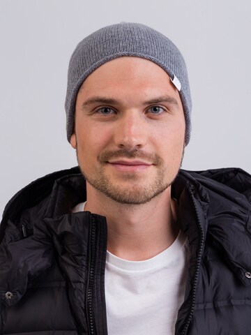 Berretto di CASH-MERE.CH in grigio: frontale