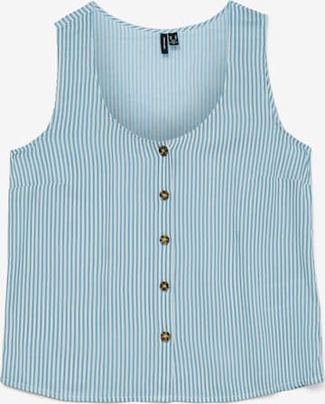 Camicia da donna 'VMBumpy' di VERO MODA in blu: frontale