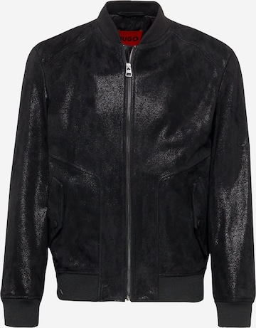 HUGO Prehodna jakna 'Lizzo' | črna barva: sprednja stran