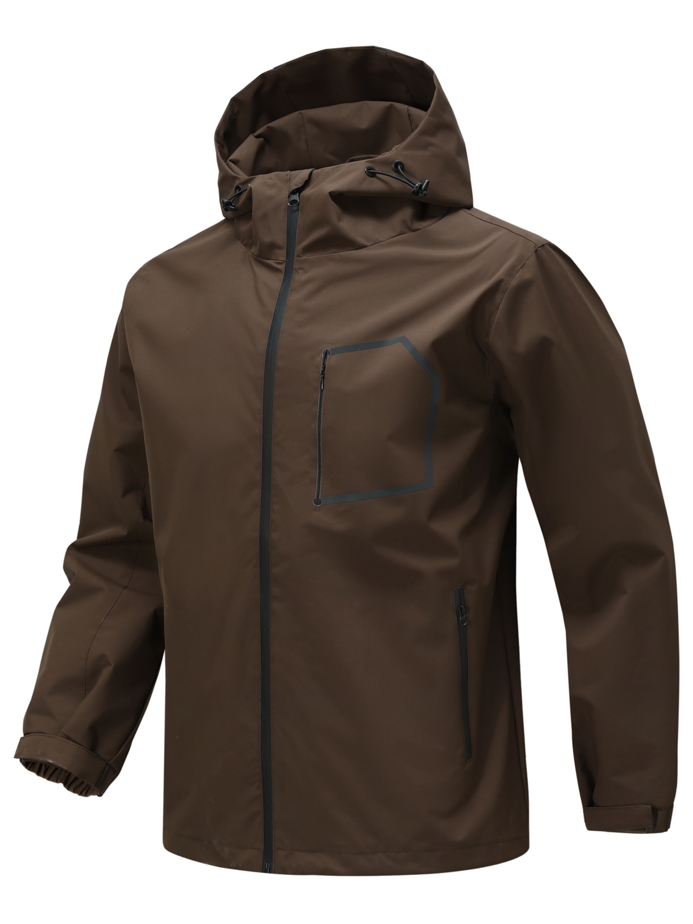 YOUTHUP Athletic Jacket 'Reflex' in Brown