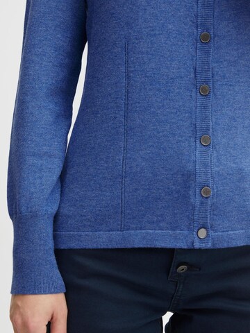 PULZ Jeans Strickjacke ' SARA ' in Blau