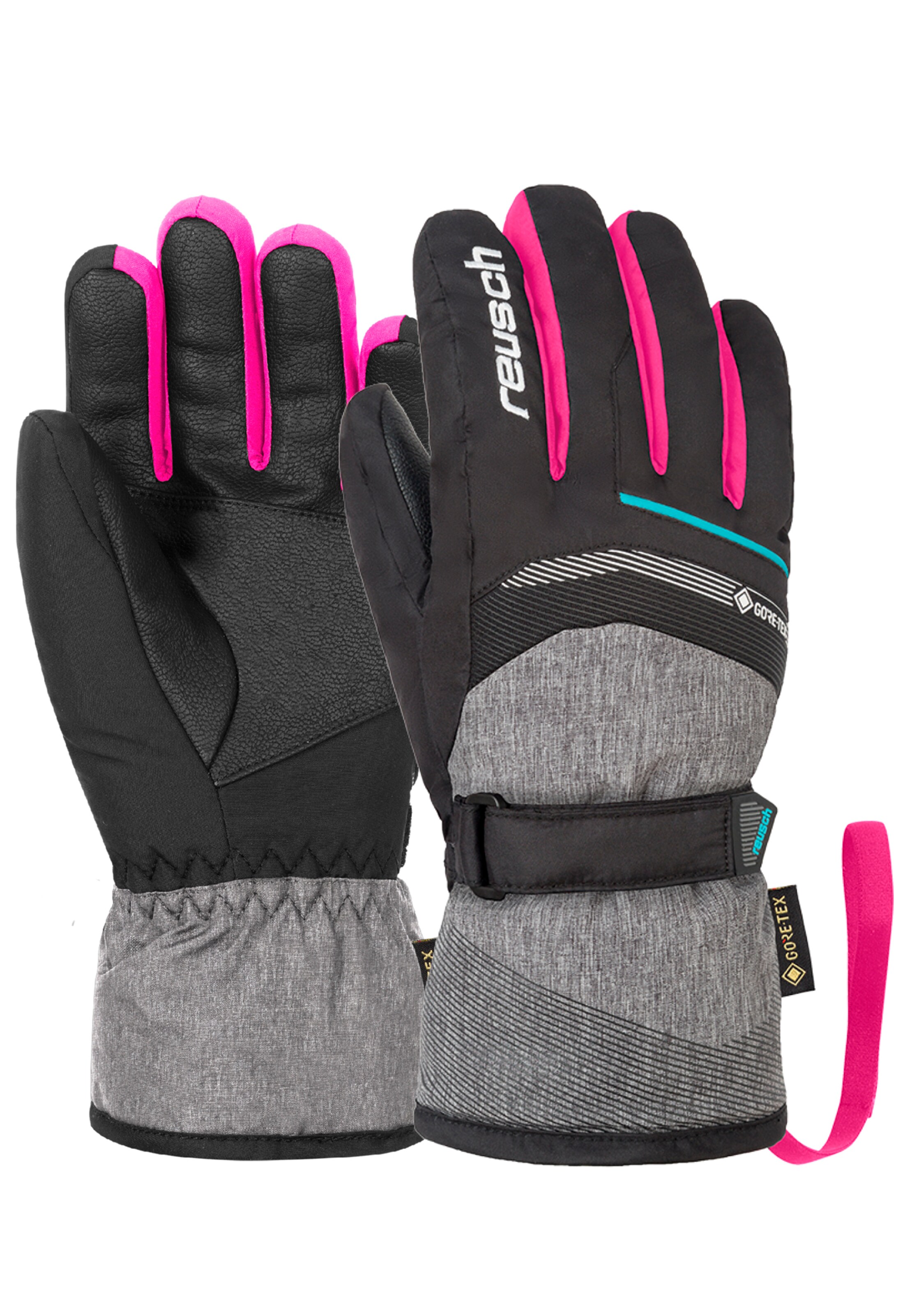 REUSCH Fingerhandschuhe 'Bolt GTX Junior' in Schwarz