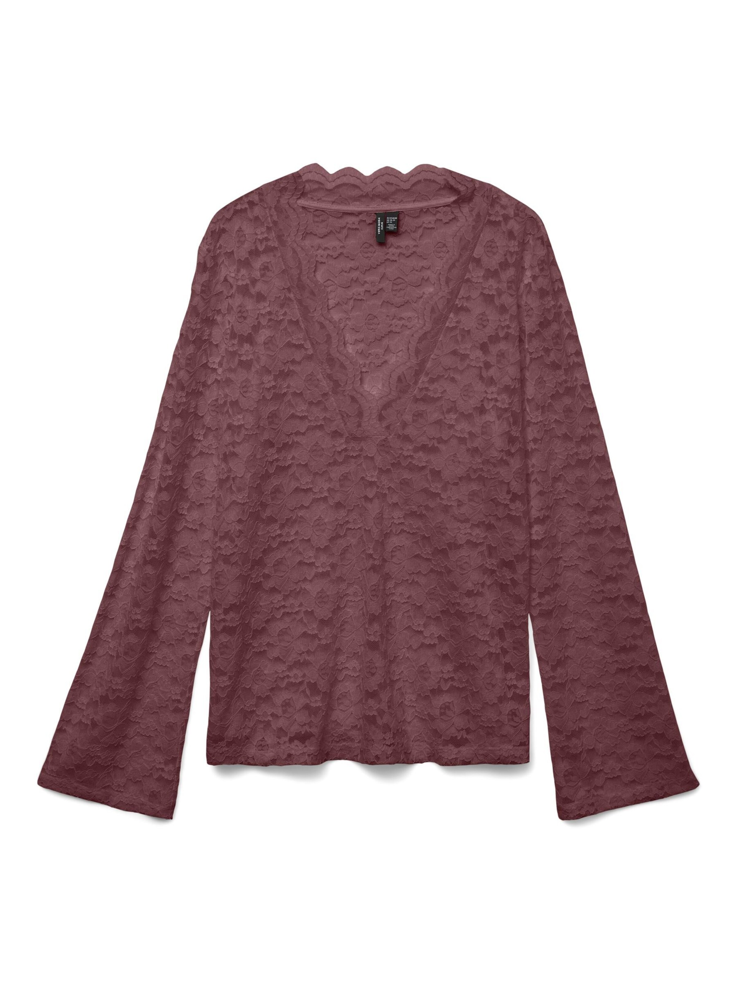 Vero Moda Curve Top 'VMDEA' in Purple: front
