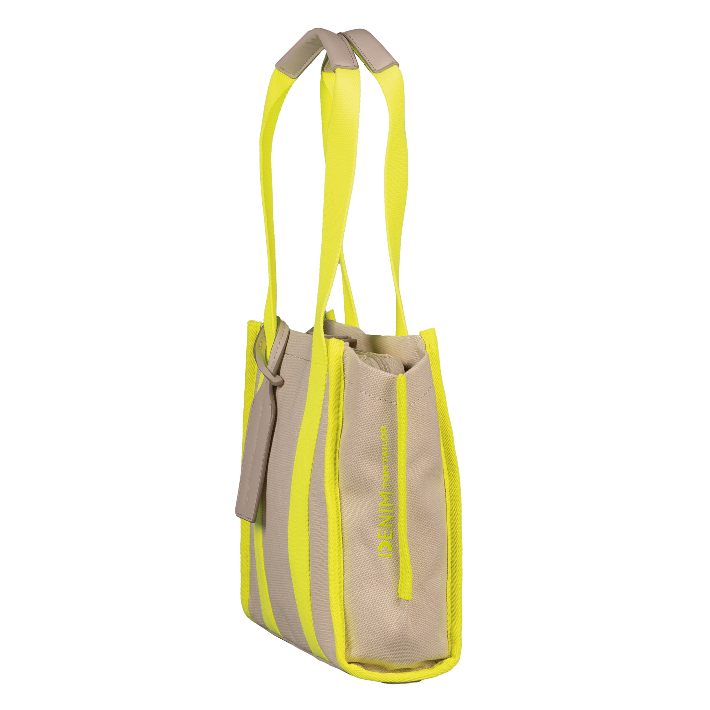 TOM TAILOR DENIM Shopper 'Alani' in Beige