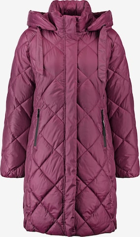 GERRY WEBER Between-Seasons Coat in Purple: front