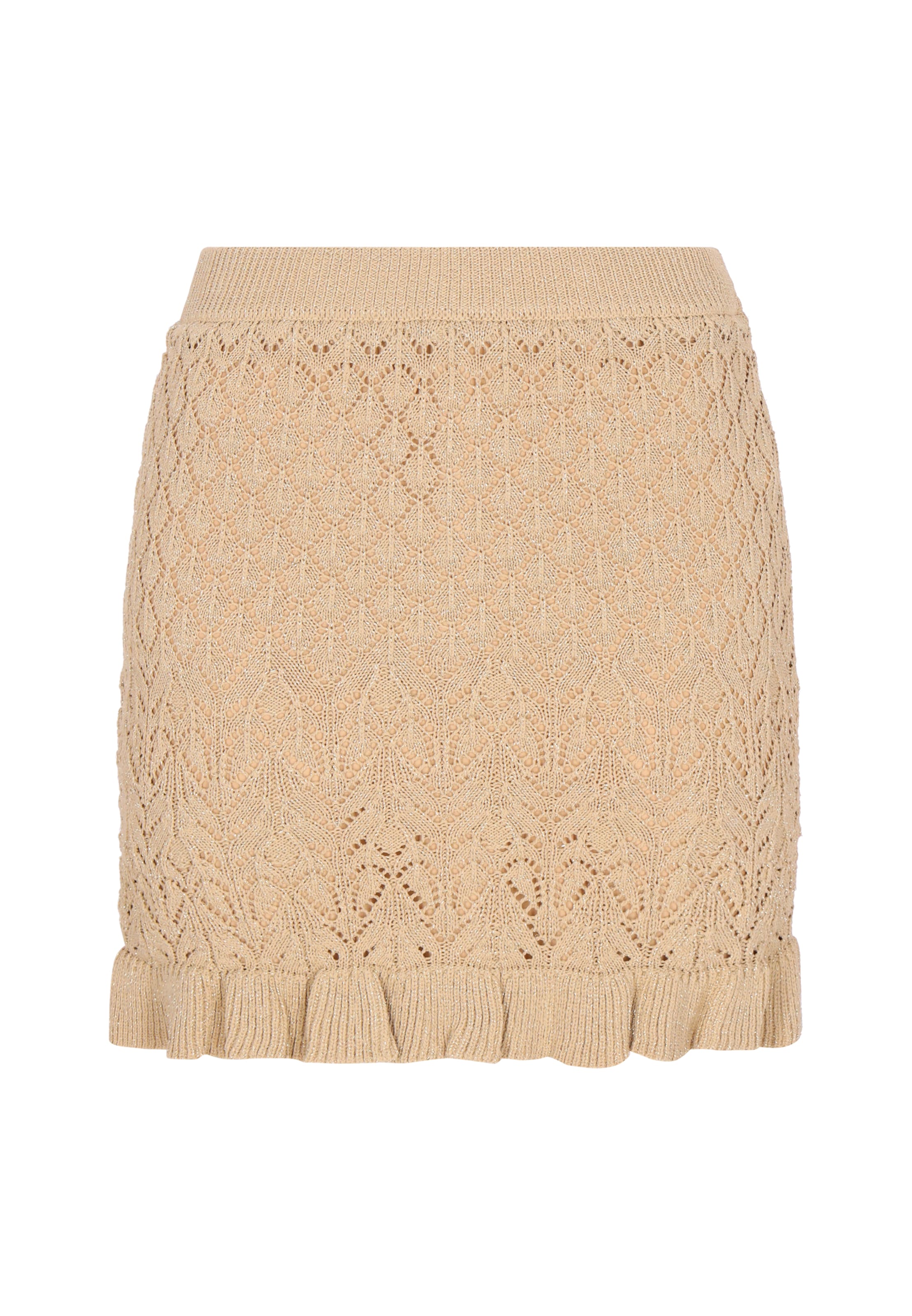 faina Skirt in Beige: front