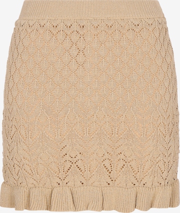 Jupe faina en beige : devant