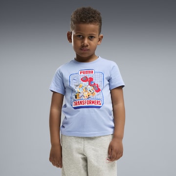 PUMA Shirt 'Puma x Transformers' in Blue: front