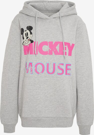 Recovered Sweatshirt in grau / pink / schwarz, Produktansicht